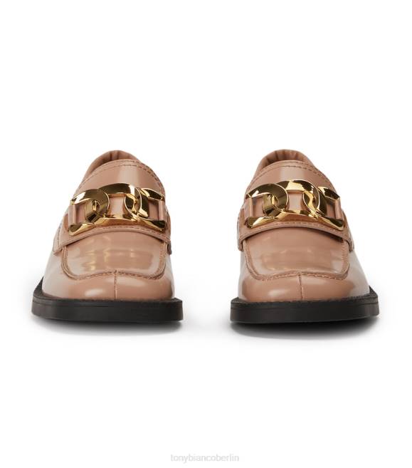 Slipper| de Tony Bianco Frauen Tia-Wohnungen Latte Hi Shine 4624596